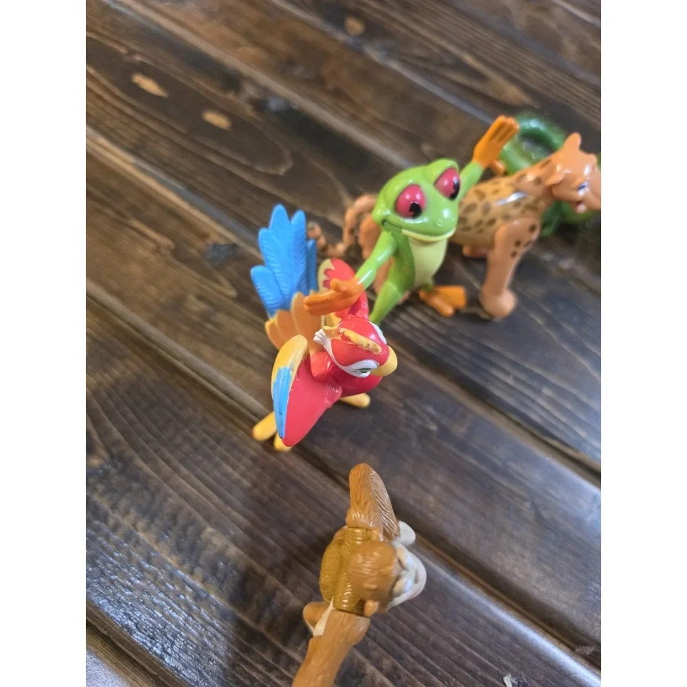 RFC Rainforest Cafe Poseable Figures PVC Lot of 6 y2k‎
